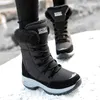 Winter Boots Women Non-slip Waterproof Snow Boots Ankle Platform Winter Shoe Booties with Thick Fur Thigh High Boots Botas Mujer L230704