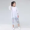 Fashion Eva Children Paint Paint Paint Paintsured Waterpronation Toad Coat Дети чистый прозрачный тур Водонепроницаемый костюм Rainwear