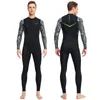 Women's Swimwear Men's One-piece Long-sleeved Swimming Suit Sun Protection Adult Nylon Quick Drying Snorkeling Wetsuit Water Sports