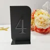 Other Event Party Supplies Custom black acrylic table number decorative number plate 230712