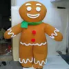 2019 Factory Outlets joyeux costume de mascotte de bonhomme en pain d'épice pour adulte à porter pendant 302H