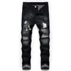 2021 Automne Nouvelle Mode Rétro Trou Jeans Hommes Pantalon Coton Denim Pantalon Mâle Plus Taille Haute Qualité Jeans Dropshipping X0621