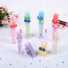 Lip Balm 24pcs Lip Gloss Color Change Bow Knot Heart Lip Oil Natural Moisturizing Lip Gloss Kids Girls Kawaii Lips Care 230712