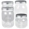 تخزين زجاجات صغيرة الزجاج الزجاجية العسل مربى موزعات الفواكه توابل حاويات ميسون الجرار