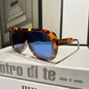 Classic Designer Sunglasses Fashion Beach Glasses Full Frame Letter Rectangle Design for Man Woman 5 Optional