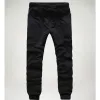 Gros-2016 Hommes Joggers Cargo Unique Pocket Hommes Pantalons à lacets Pantalons de survêtement Harem Pantalons Hommes Jogging Sport Pantalons Hommes Pantalones Hombre mvG