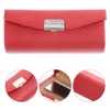 Rouge à lèvres 2 Pcs Rouge Boîte Rouge À Lèvres Sac Bourse Unique Titulaire Portable Pochette De Rangement Cas Voyage 230712