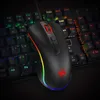 Möss Redragon M711 Cobra spelmus 16 8 miljoner RGB färg Bakgrundsbelyst 10 000 DPI Justerbart bekvämt grepp 7 programmerbara knappar 230712