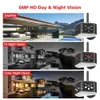 IP -camera's Boavision Outdoor 4K 8MP 6MP 180 Ultra wide uitzichthoek Panoramische wifi Dual Lens Fixed Camera AI Human Detection Security Cam 230712