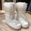 Brand Fashion Women Boot2022 Зимний европейский американский модный космический ботинок шерсть хлебная обувь снежная плюшевая термальная женская обувь L230704