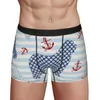 Underpants Nautical Fie Pattern Anchor Homme Panties Men's Underwear Print Shorts Boxer Briefs