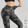 Yoga Outfit Leggings senza cuciture per donna Pantaloni fitness Vita alta Tie Dye Legging Allenamento Scrunch Butt Lifting Sport Collant da palestra Donna 230712