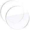 Clear Circle Acrilico Blanks Dischi Pannello tondo per cornice Pittura Artigianato fai da te Tavolozze Piastra XBJK2307