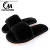 Pantoufles 2019 Femmes Curseur De Fourrure Chaussures D'hiver Grande Taille Ménage Curseur En Peluche Pantufa Femmes Intérieur Chaud Et Moelleux Terlik Coton Chaussures ZJ-MM Z230713