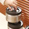 Storage Bottles Stainless Steel Coffee Beans Sealed Tank Dry Food Vacuum Container Moisture-proof Keep Fresh Canister Kitchen Tool