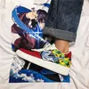 Jurk Schoenen Anime Skate High Top Cartoon Voor Jeugd Hip Hop Streetwear Sport Sneaker Mannen 230712