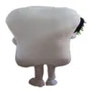 2019 costume de mascotte de dent de haute qualité costumes de fête fantaisie personnage de soins dentaires robe de mascotte tenue de parc d'attractions tooth289v