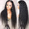 13x4 Deep Wave Spets Frontal Wig Remy Brasilianska Deep Wave Spets Front Human Hair Wigs For Black Women 150% Density