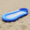 Sand Play Water Fun Inflatable Swimming Pool Water Hammock Floating Bed Chair Air Mattress Beach Sleeping Cushion Mesh for Children Adults 160*90cm 230712