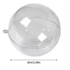 Party Decoration Clear Ornaments Balls DIY Fillable Christmas Decorations Tree Baubles Craft Ball For Wedding