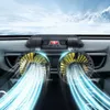 Elektrische ventilatoren USB-voertuigventilatorkop Krachtige dashboardluchtuitlaat met 3 snelheden Hoge luchtstroom Universele ventilator Auto-zomeraccessoires