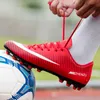 Buty bezpieczeństwa buty piłki nożnej buty piłkarskie wysokiej jakości korki treningowe na zewnątrz Turf Koktaj wygodne sport profesjonalny rozmiar 35-44 230713