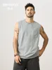 Мужские майки Tops 2023 Лето негабаритные винтажные рукавов футболки мужчины ретро -ретро -стиль спортивный спортзал.