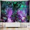 Tapisseries Lanterne Arbre De Vie Tapisserie Tenture Murale Psychédélique Sorcellerie Mystère Tapiz Hippie Bonne Chance Fond Tissu Décor À La Maison R230713