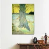 Stamm einer alten Eibe, handgemaltes Vincent Van Gogh Leinwandkunst, impressionistische Landschaftsmalerei für moderne Inneneinrichtung