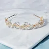 Headpieces Fashion Flower Crystal Headbands For Women Hair Accessories Wedding Crown Bridal Jewelry Party Bride Headpiece Gift