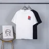 Bur Mens Designer Frunt Casual Tees с буквами печатать с коротки