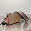 Designer Crossbody Umhängetasche Vintage Tasche Handtasche Kamera -Geldbörse Luxus Leder -Leinwand Handtaschen Clutch Modes Messenger -Taschen Kamerataschen Kamera -Taschen