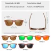 Lunettes de soleil GM rétro marron planche à roulettes bois lunettes de soleil hommes bambou lunettes de soleil femmes marque miroir UV400 carré lunettes de soleil mâle nuances lunettes 230712