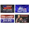 Trump Flag Banner 3x5ft Wholesale 2020 Donald Train Rambo Tank Re-elect Women Troops 3x5 Flag Trump 5x3 ft for US President Election G0713