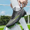 Veiligheidsschoenen Mannen Voetbalschoenen FG Antislip Slijtvast Zool Lace-up Voetbalschoenen Schokabsorberende slagvastheid 230713