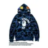 A Bathing A Ape Japanese trendy brand camouflage thin men and women's couple pullover sweater