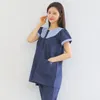Women's Two Piece Pants Pregnant Women Loose Clothing Sets Short Sleeve Pregnancy Clothes Suits Maternity Female Casual Tops And