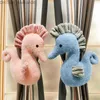 Curtain Poles Cute Haima Curtain Frame Stuffed toy Curtain Lace Clip Hanging Ball Buckle Lace Children's Room Decoration Z230717