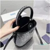 Portafogli Borse Shoder Diamanti lucidi Borse a secchiello Donna Crossbody Dinner Drop Delivery Lage Accessori Titolari Dh0Oh