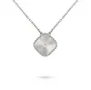 Pear agete cleef necklace designer for women w four clover necklaces designer womens silver clover leef pendant necklace hite chain four va necklace jewelry heart