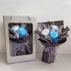 Forever White Rose Green Букеты Everlasting Rose Ceserved Gift Gift Bag Рождество День Святого Валентина Подарки по случаю дня рождения