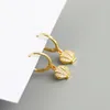 Hoopörhängen 925 Silver Small Circle Gold Color Sea Shell Zircon Piercing BRINCO Female Pendientes 2023 SMYELLT