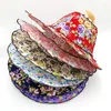 Geniş Memlu Şapkalar Fan Şapkası Katlanır Güneş Bahar Yazı Seyahat Ele Helin Heldes Tutun Çin Tarzı Bambu Katlanabilir Kapak Dans Çiçek Baskı