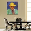 Handmade Artwork Canvas Paintings by Vincent Van Gogh Portrait of Patience Escalier Modern Art Kitchen Room Decor