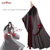 UWOWO Wei Wuxian Patriarcha Cosplay Cosplay Grandmaster Demonicznego Kostium uprawy Wei Wuxian Mo Dao Zu Shi Costume Men270l