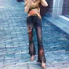 Dames Jeans Sexy Denim Vrouwen Fringe Bottom Ruffle Kwasten Flare Broek Bodycon Broek Streetwear Outfit