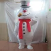 2018 novo traje de mascote do boneco de neve para adulto traje de boneco de neve 296f
