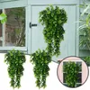 Decorative Flowers 2pcs Artificial Hanging Vine For Wall House Room Indoor Outdoor Decoration Baby Petals