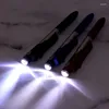 Caneta esferográfica multifuncional 4 em 1 dobrável suporte de luz LED S