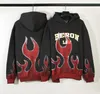 designer hoodie men sweatshirt streetwear hip hop FLAME HERON LAW pullover women hoodies
